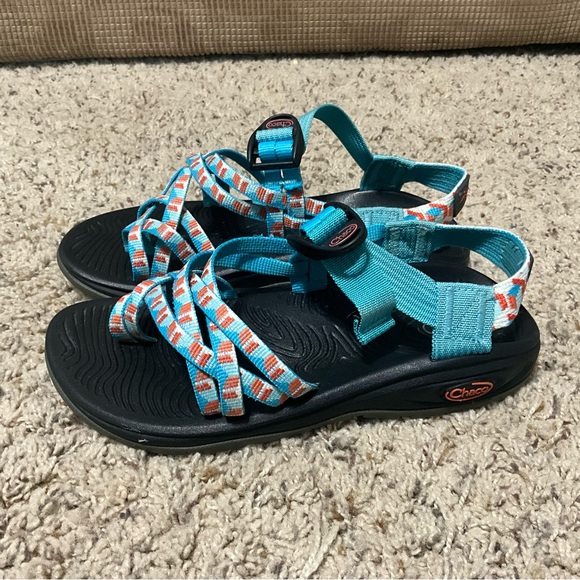 Chaco straps blue,women’s 5 - Picture 3 of 13
